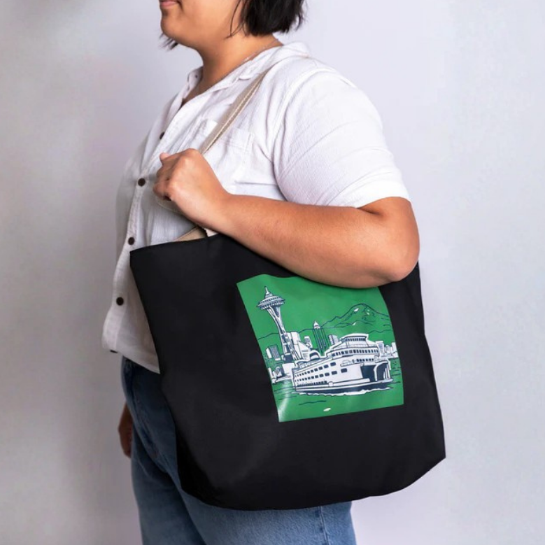 Seattle Market Tote, Black
