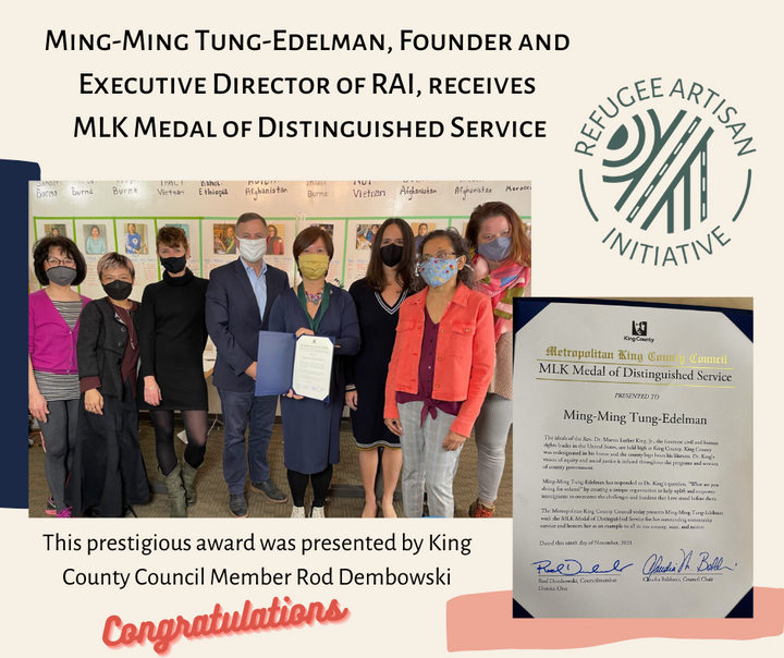 2021 MLK Medal Awarded to Ming-Ming Tung Edelman, Executive Director of RAI