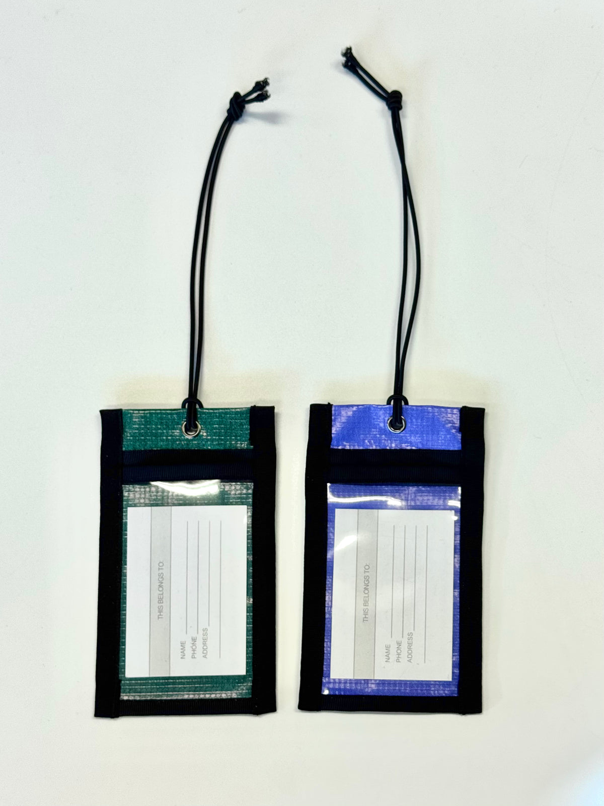 Upcycled Vinyl Luggage Tag