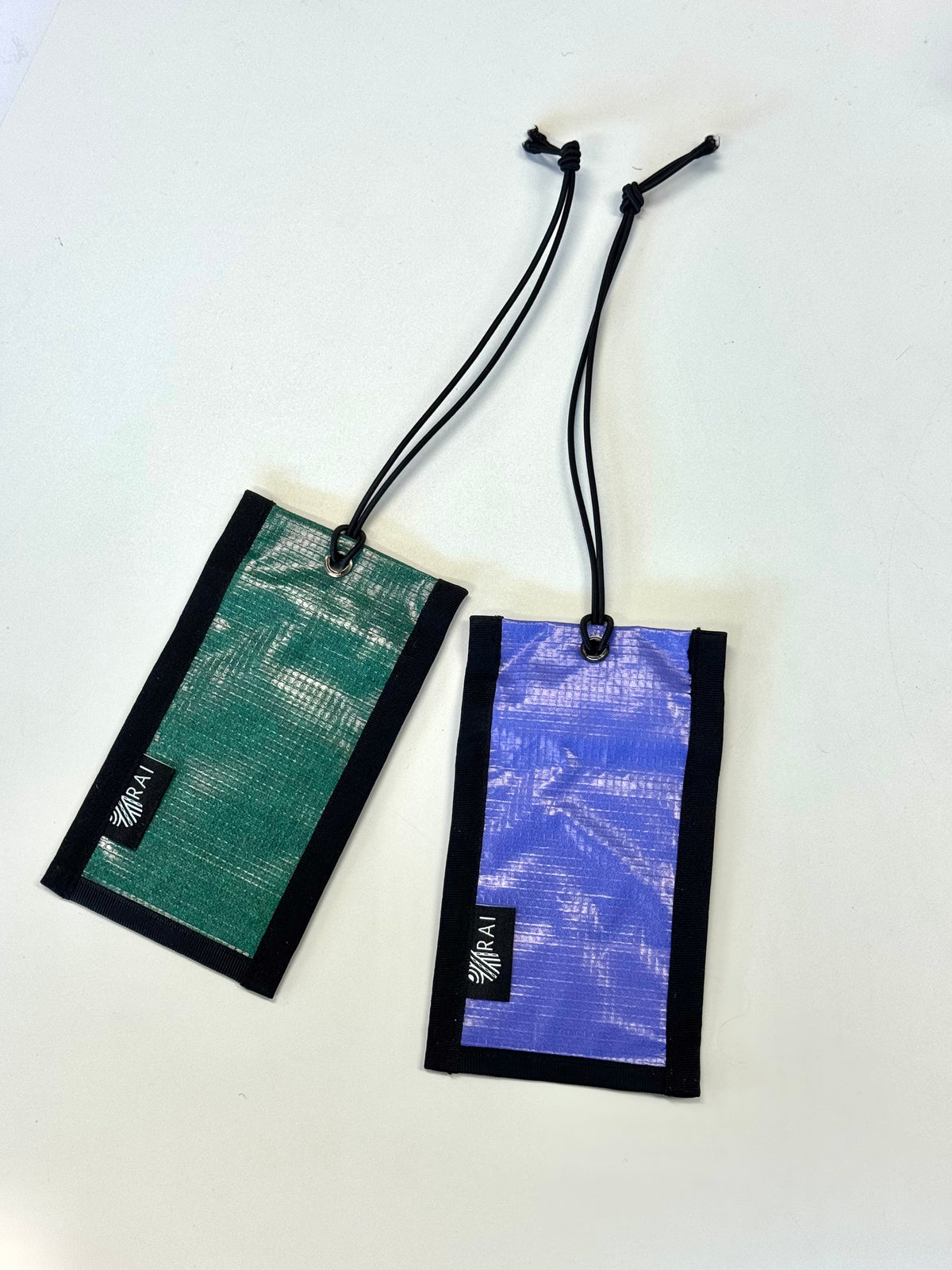 Upcycled Vinyl Luggage Tag