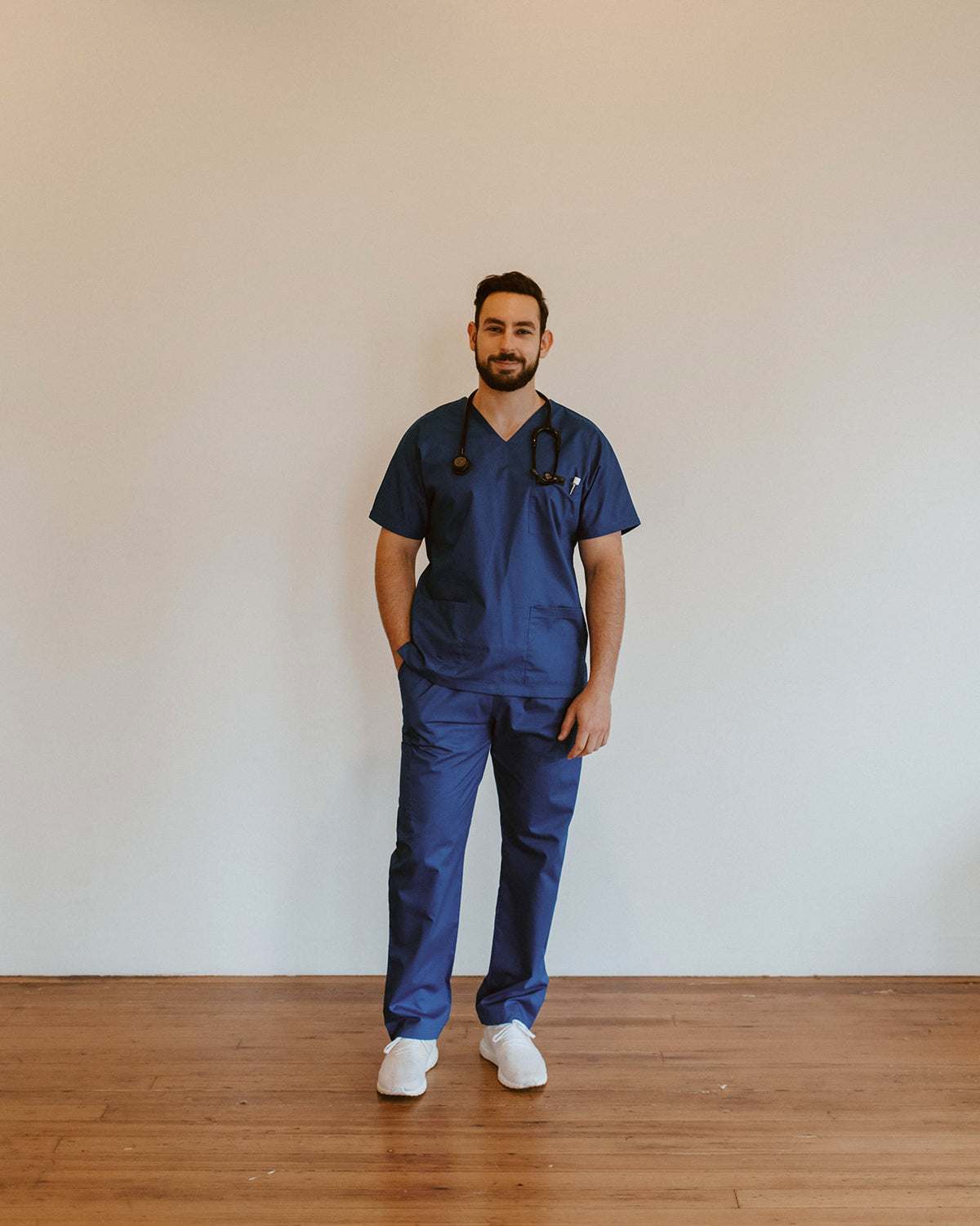 Scrubs 4 Good: Men&#39;s Top- Navy