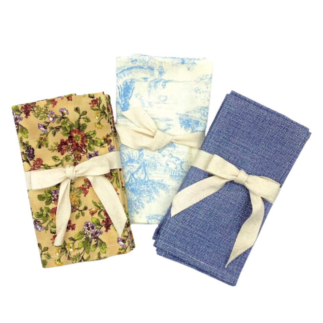 Zero-Waste Cotton Napkins (Set of 4)