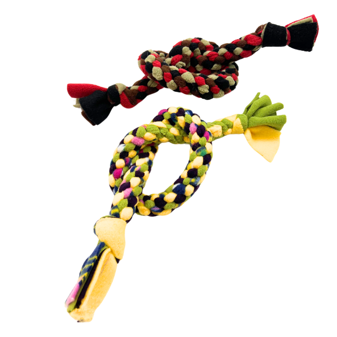 Fleece Braided Tug Toy