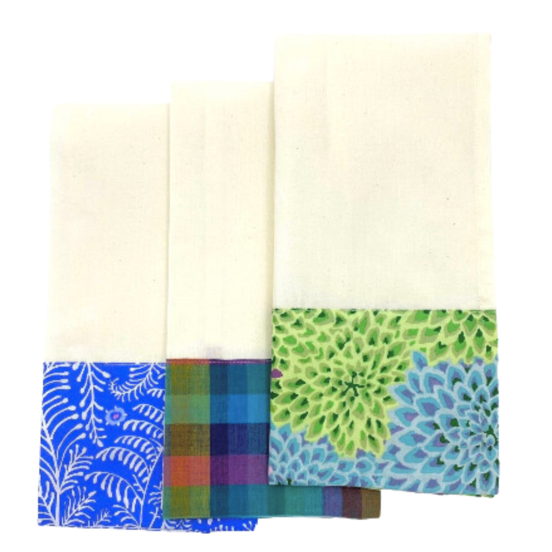 Color Blocked Tea Towels (Set of 2)