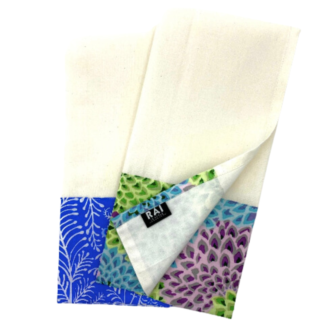 Color Blocked Tea Towels (Set of 2)