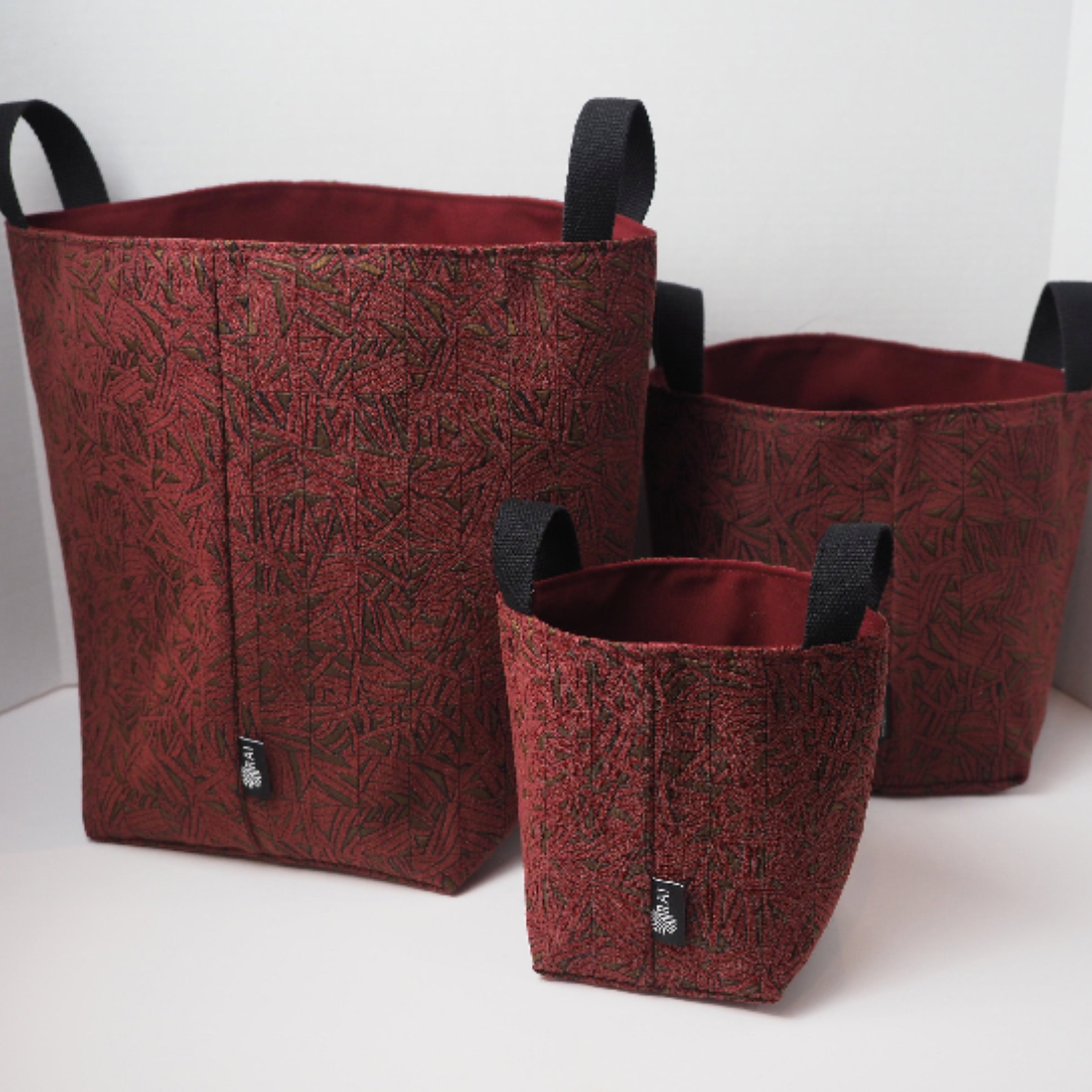 Double-Lined Fabric Baskets