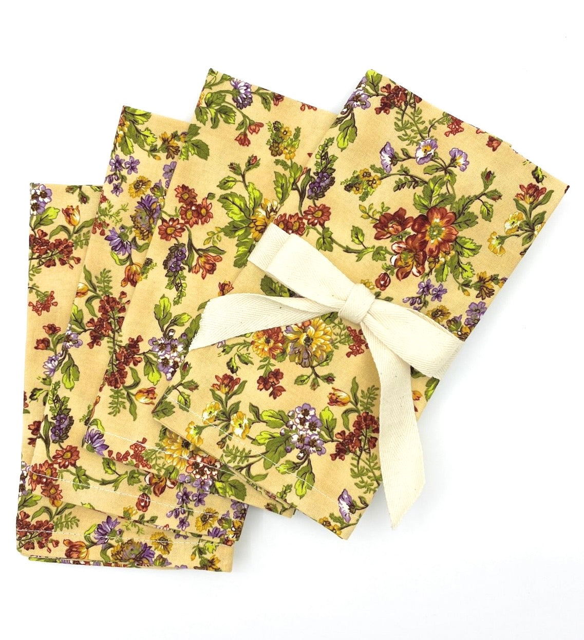 Zero-Waste Cotton Napkins (Set of 4)