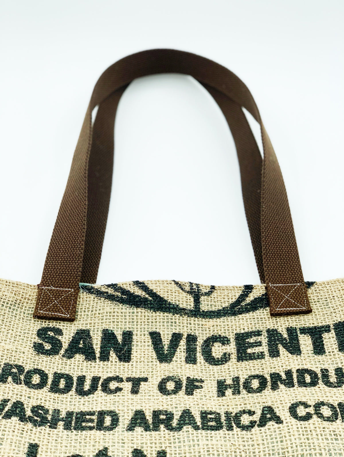 Burlap Market Tote